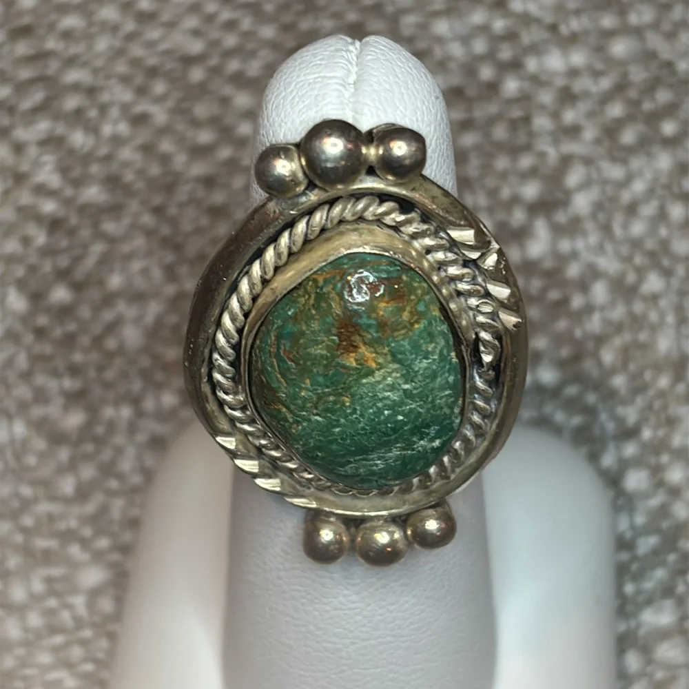 Turquoise and Sterling Ring